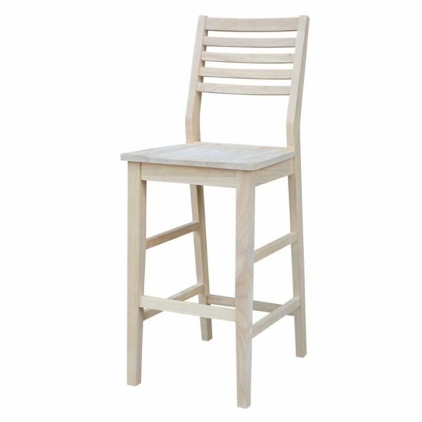 S-43 Aspen Slat Back Barstool w/FREE SHIPPING 26