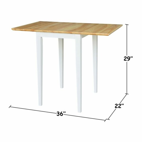 T-2236D 36" Leg Drop Leaf Table with Free Shipping 7