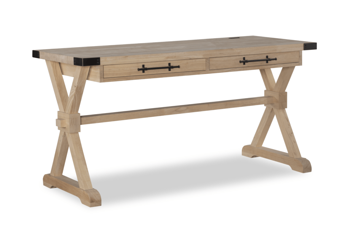 OF-70 Farmhouse Chic Desk with USB Ports 3