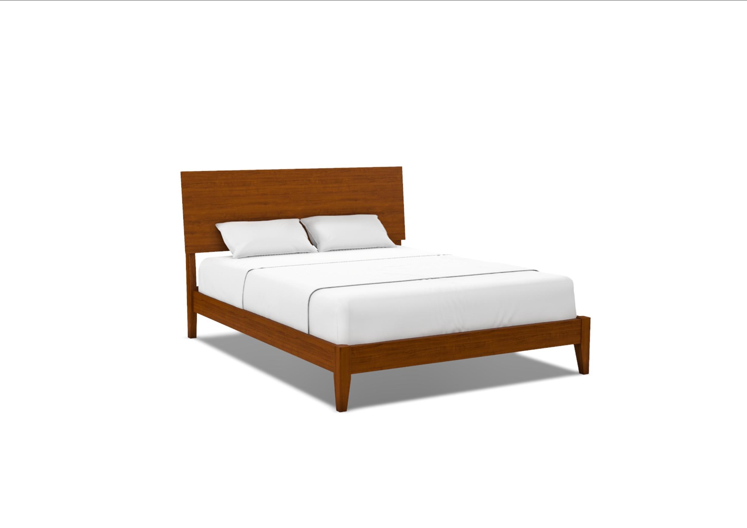MARS BED FRAME ダブル 63299 Alder King Two West Platform Bed | Unfinished Furniture of