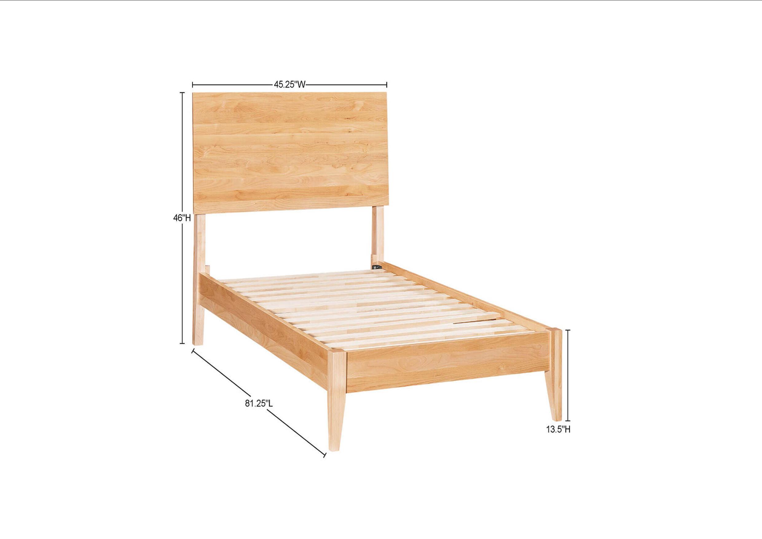 63278 Alder Twin Two West Platform Bed - Image 2