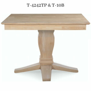 T-4242TP 42 x 42 Square Table - T-10B