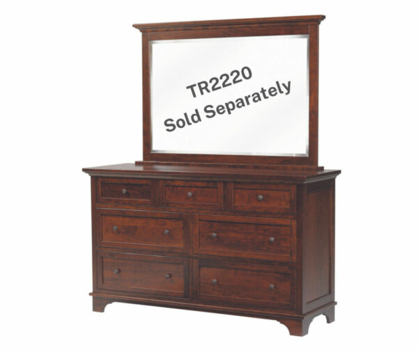 TR2203 Amish Arlington 7-Drawer Dresser 3