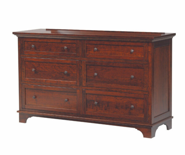 TR2204 Amish Arlington 6-Drawer Dresser 5
