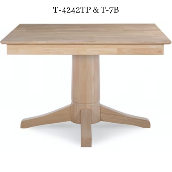 T-4242TP 42 x 42 Square Table 2