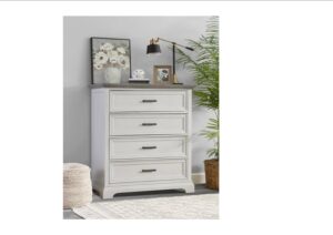 BD-3005N Summit 4-Drawer Chest - Mist & Heather Gray