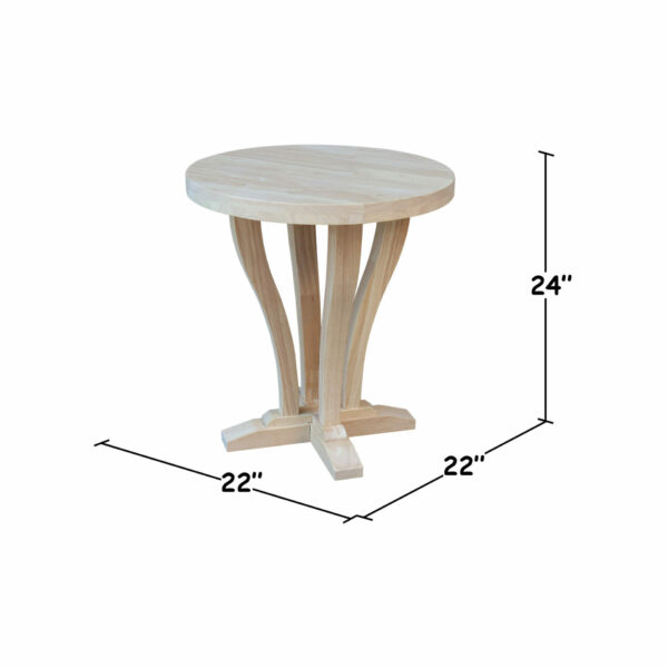 OT-621RE LaCasa Round End Table with Free Shipping 1