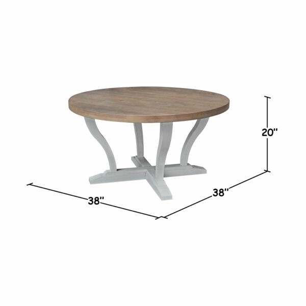OT-621RC LaCasa Round Coffee Table with Free Shipping 2