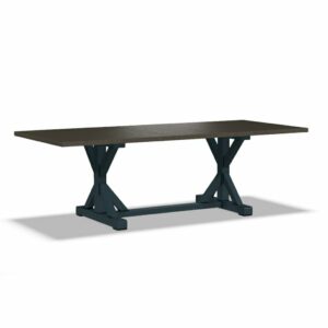 CTT-4094 & CTB-75 Curated Sierra Large Extension Table - Nickel (187), Denim (81)