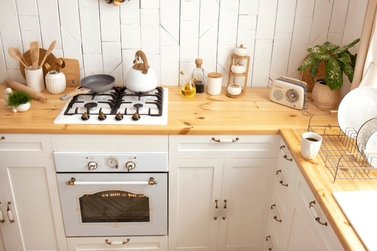 Wooden Kitchen Counter