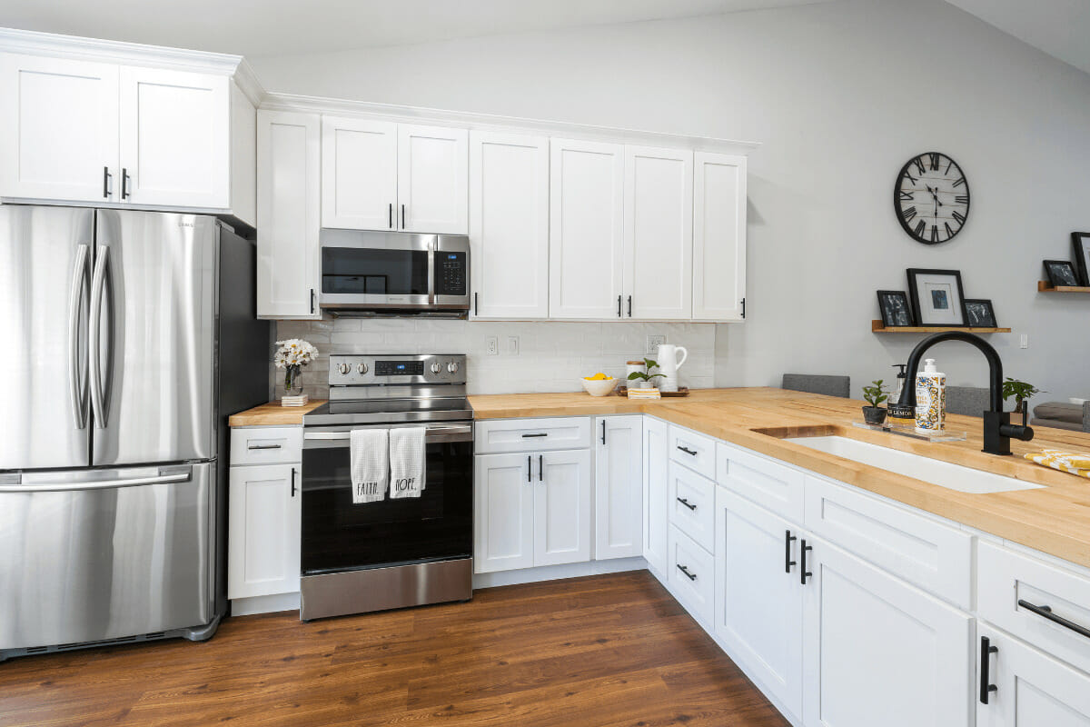 Clean Wooden Kitchen Table