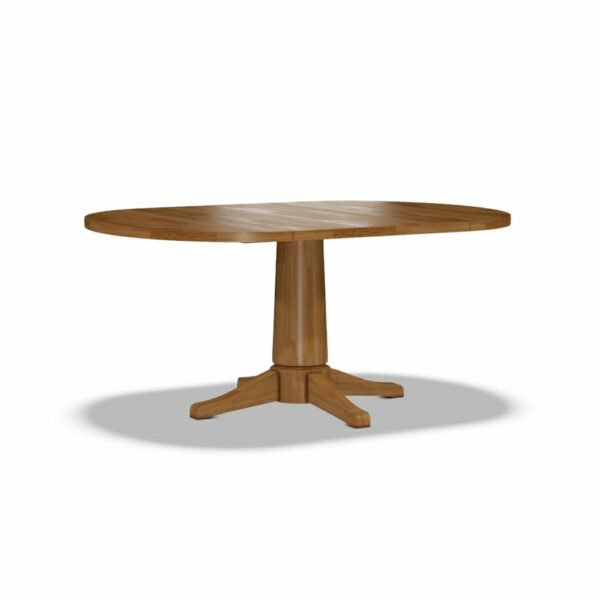 CTT-4866 & CPB-27 Curated Transitional Pedestal Extension Table 1