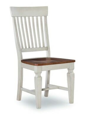 T79-60RT Banks 60" Pedestal Table & 6 CI-65 Chairs in Hickory & Shell 2