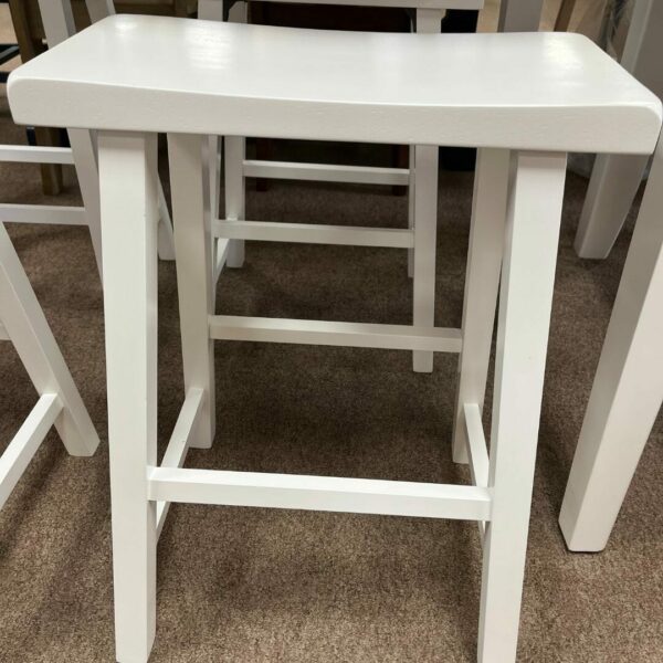 T05-3654XBT-236S Clearance Extension Table with 4 Saddleseat Stools 4