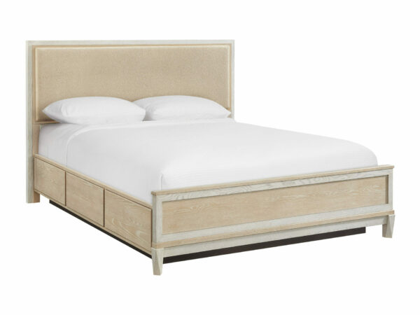 3351san catalina king upholstered panel storage bed