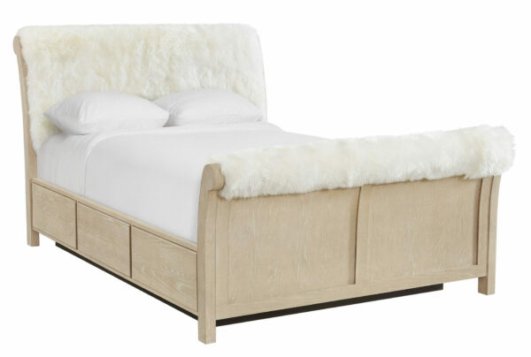 3356san catalina queen sheepskin storage bed