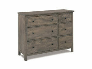 62261 heritage 6 drawer combo chest