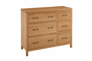 63261 two west 6 drawer combo dresser