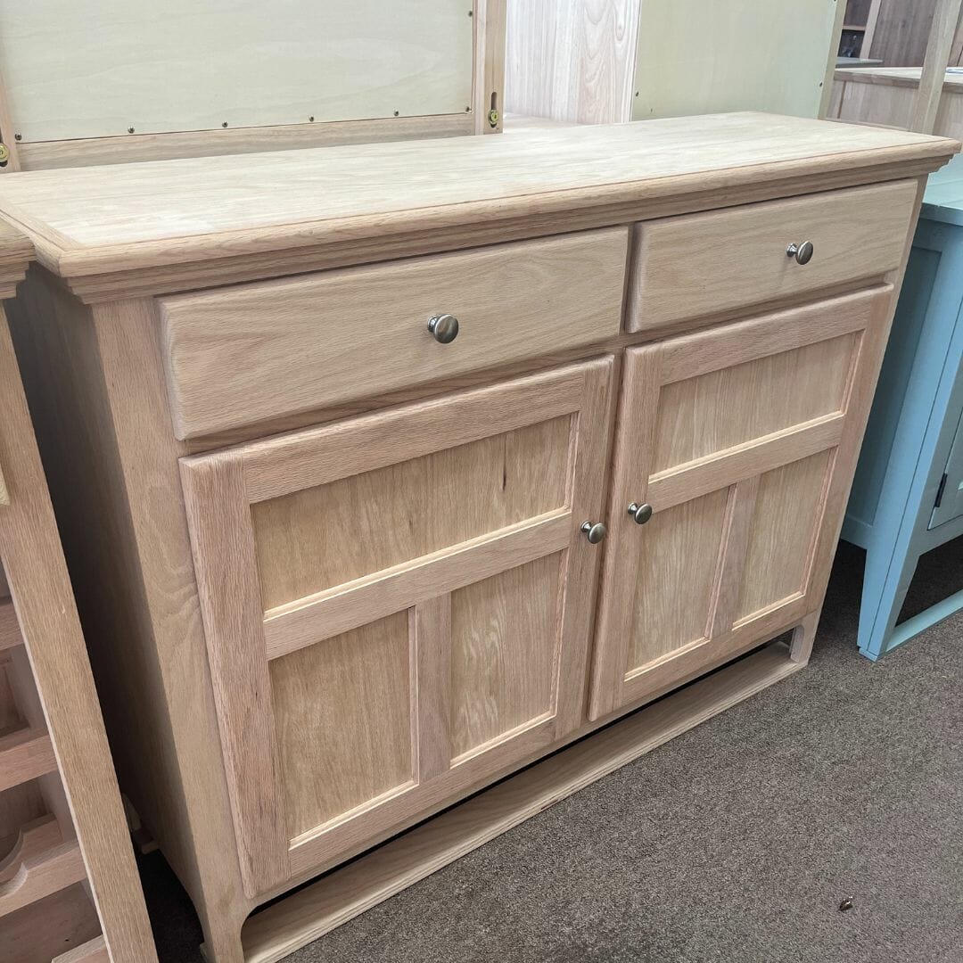 CXK-3550-36 Beautiful Clearance Oak Cabinet – Unfinished Furniture of  Wilmington