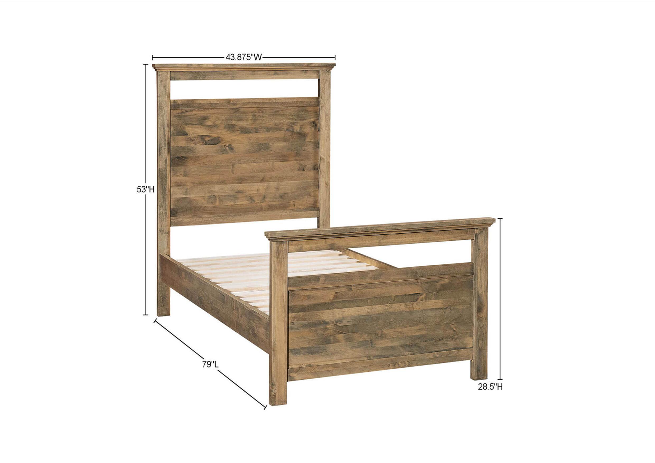 67278P Emmerson Twin Bed Tall Footboard - Image 2