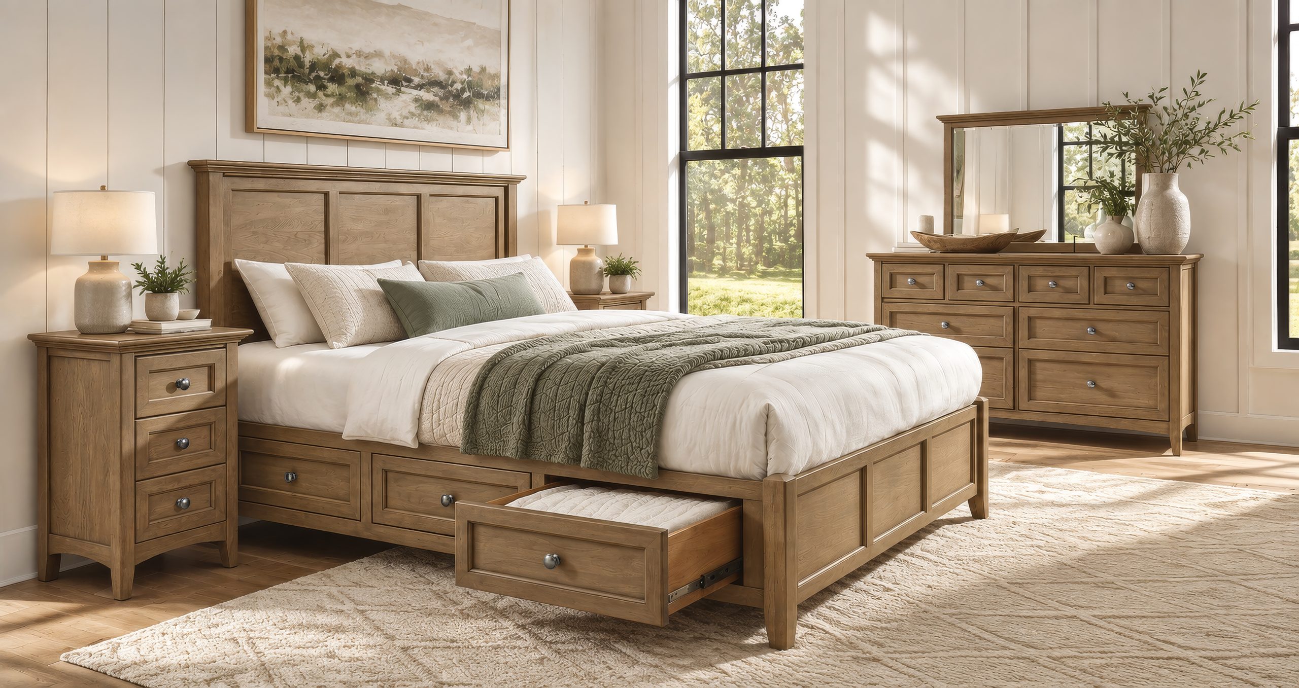2819 McKenzie Queen Classic Storage Bed - Image 5