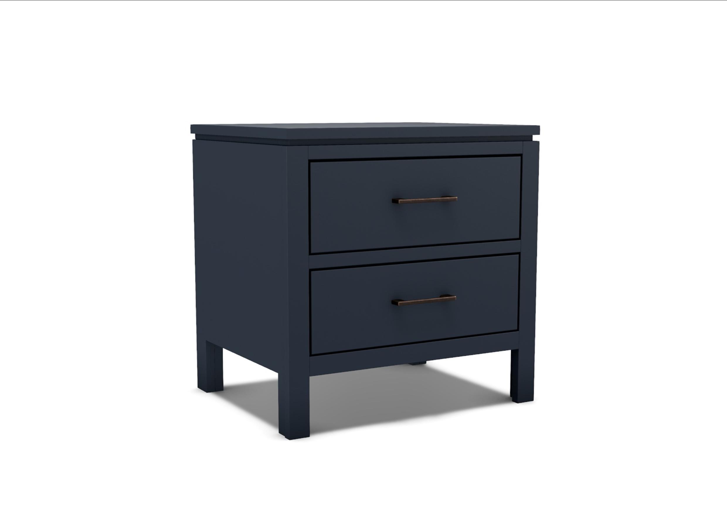 63221 Alder Two West 2 Drawer Nightstand | Compact Storage