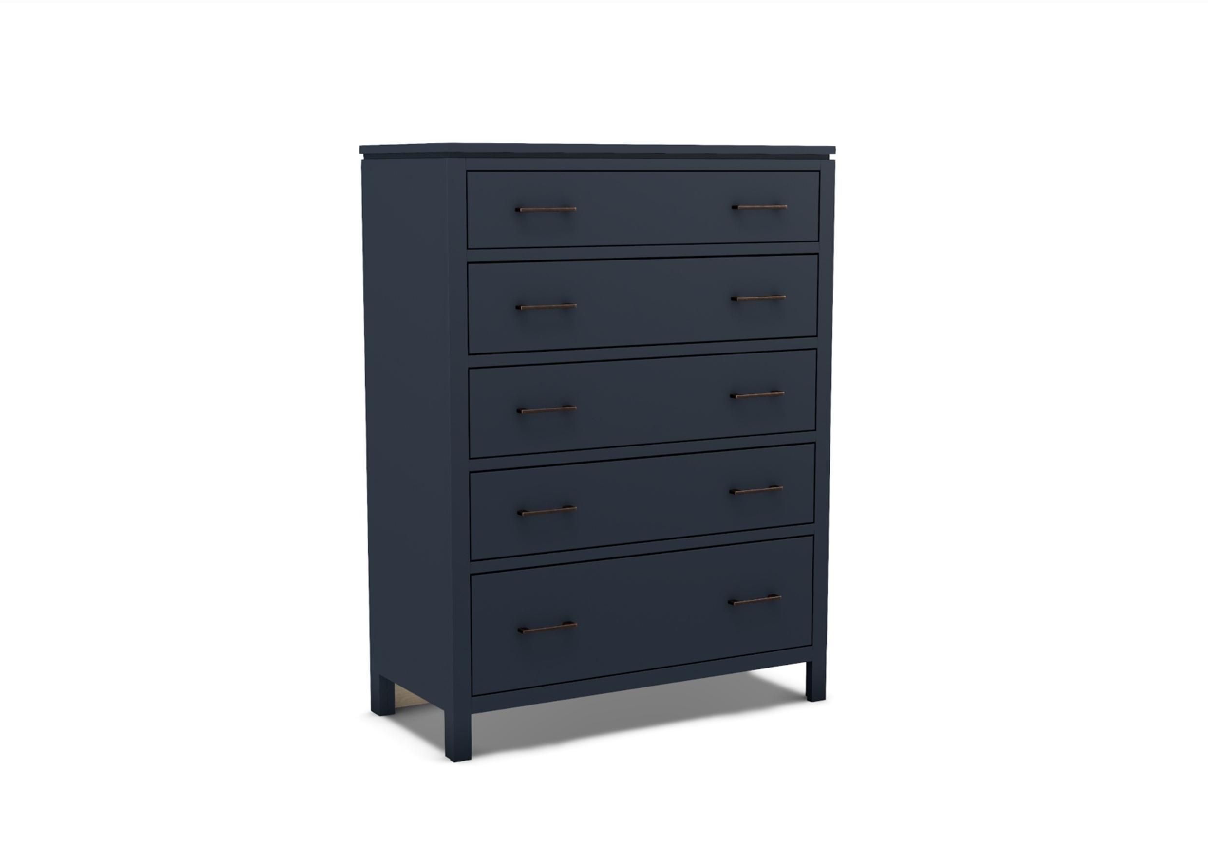 63251 Alder Two West Five Drawer Chest | Bedroom Storage