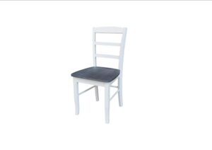 C-2 Madrid Chair 2-Pack - Heather Gray & White