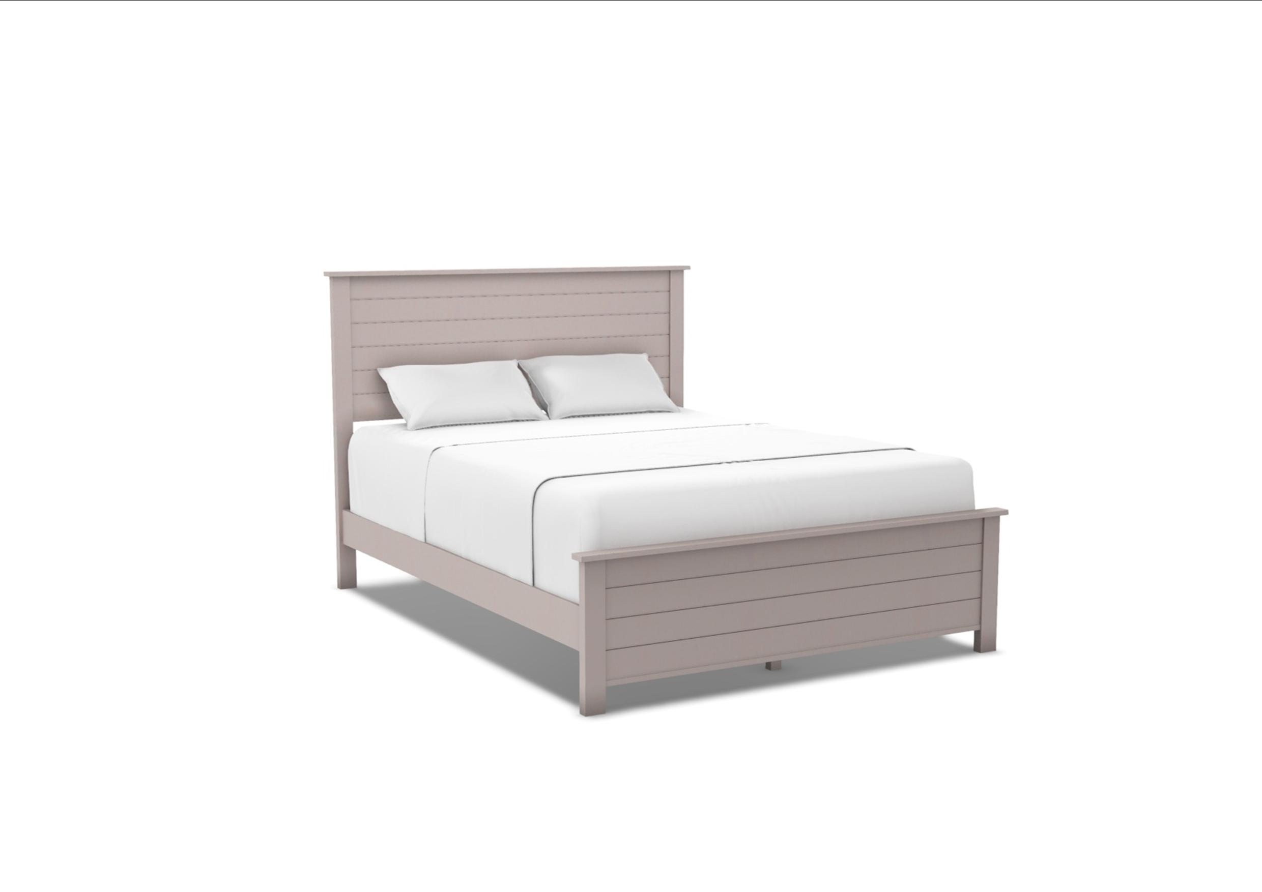 51298 Portland Queen Shiplap Bed | Unfinished Furniture of Wilmington