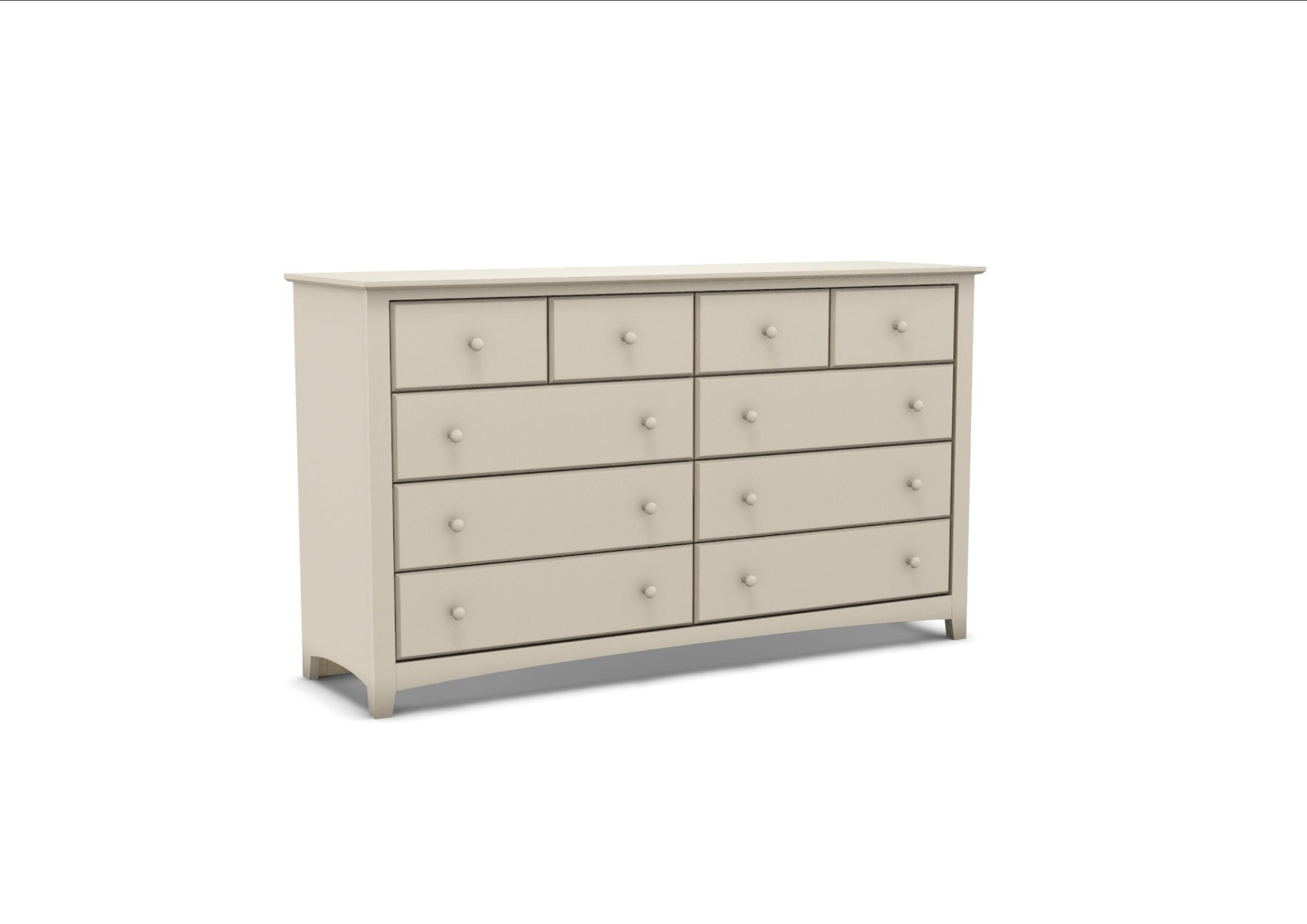 Alder Shaker 10-Drawer Dresser