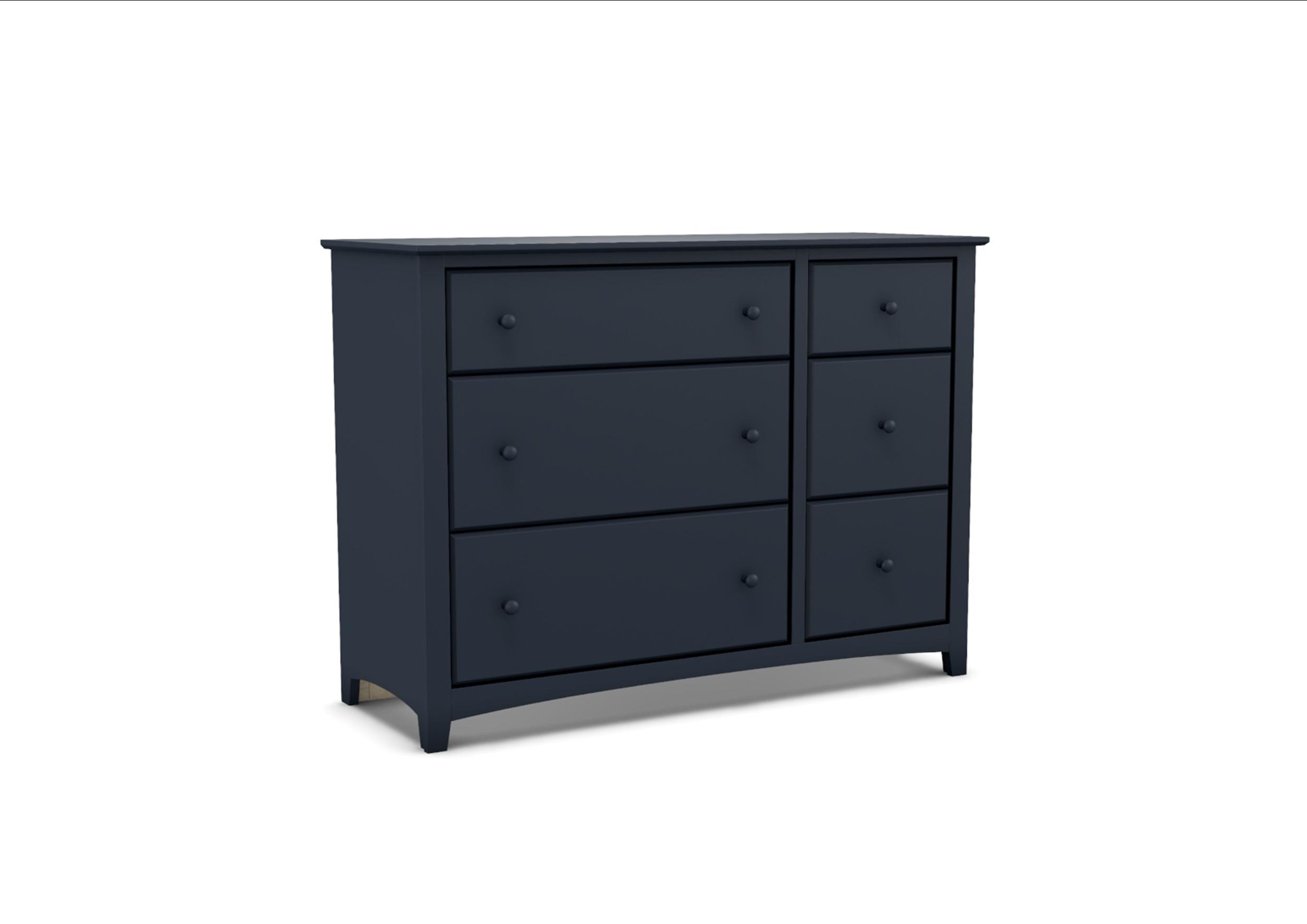 61561 Alder Shaker Six Drawer Combo Dresser | Unique Storage