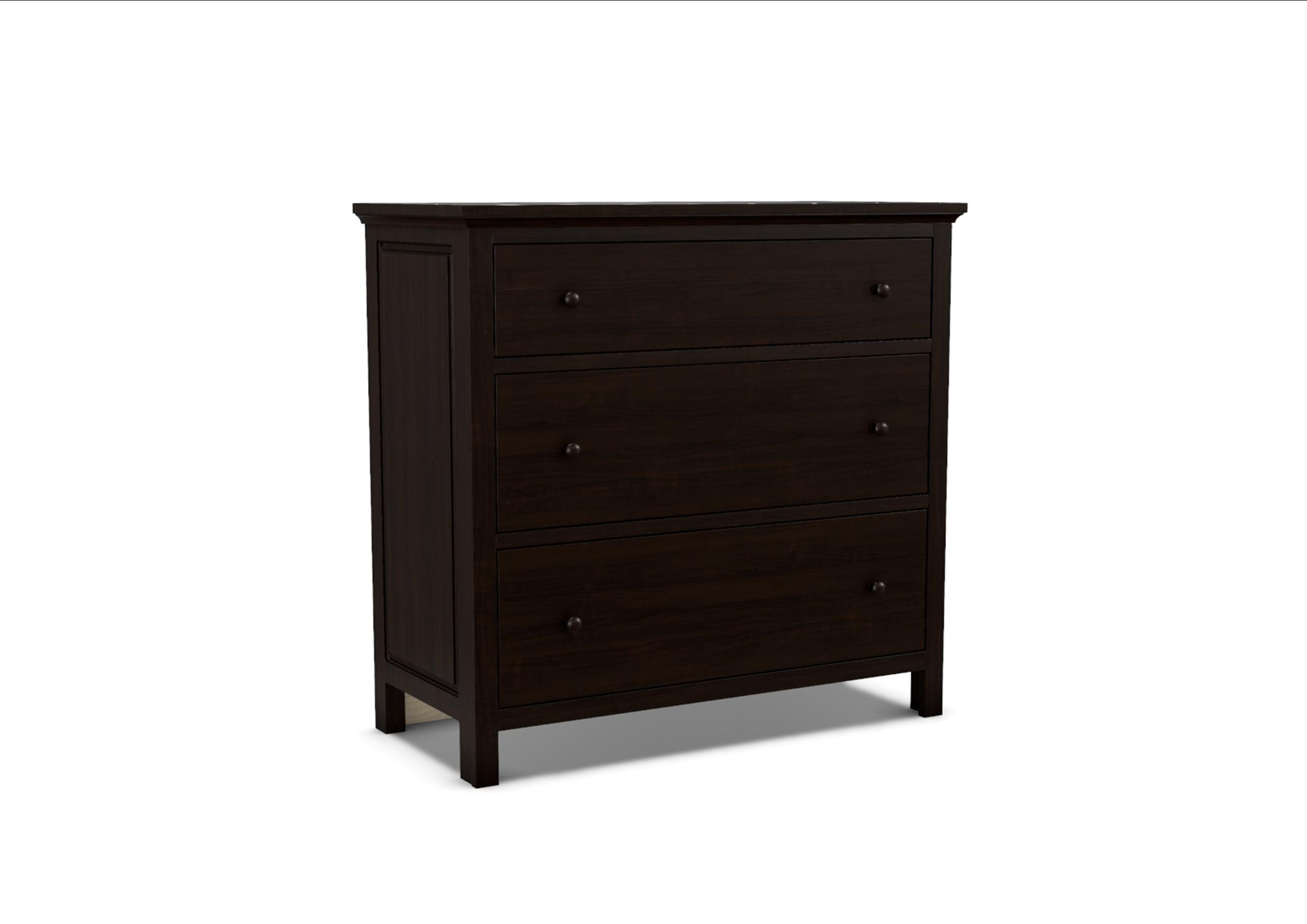 62331 Heritage 3 Drawer Chest | Unfinished Furniture of Wilmington