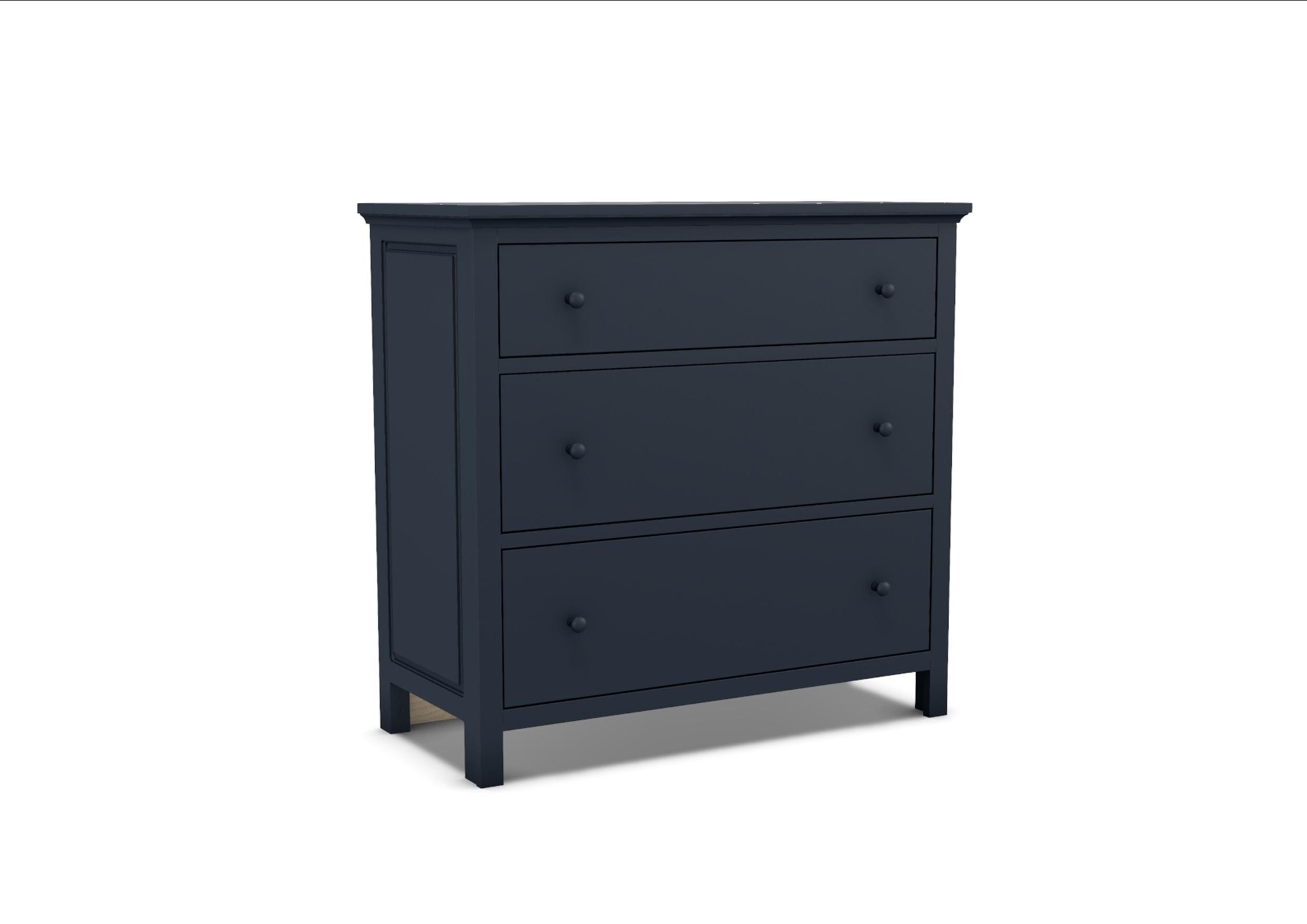 62331 Heritage 3 Drawer Chest | Unfinished Furniture of Wilmington
