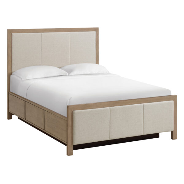 2955 Bailey Upholstered Panel Queen Storage Bed - Image 7