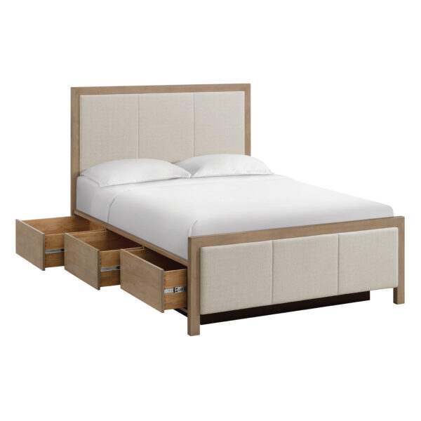 2955 Bailey Upholstered Panel Queen Storage Bed - Image 8