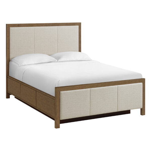 2955 Bailey Upholstered Panel Queen Storage Bed - Image 2