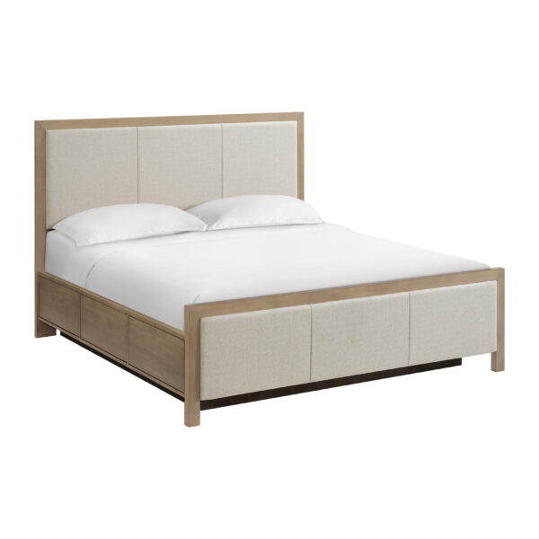 2955 Bailey Upholstered Panel Queen Storage Bed