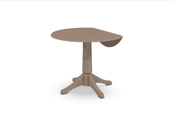 T09-42DPT 42-inch Customizable Round Drop Leaf Table - Image 9
