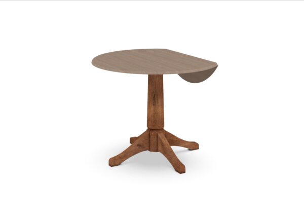 T09-42DPT 42-inch Customizable Round Drop Leaf Table - Image 11
