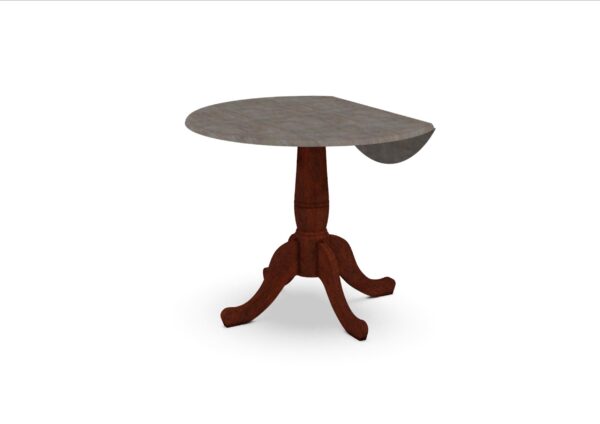 T105-42DPT 42-inch Customizable Round Drop Leaf Table - Image 28