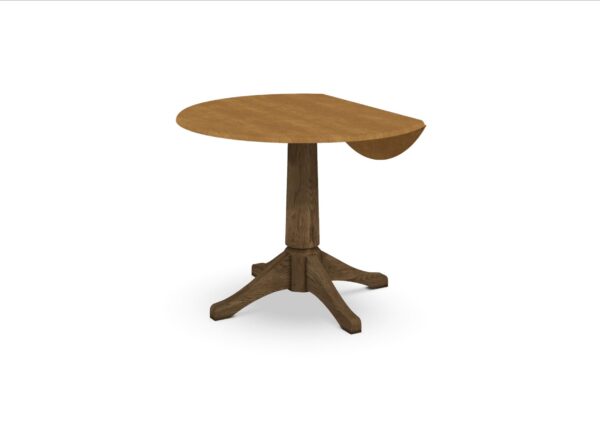 T45-42DPT 42-inch Customizable Round Drop Leaf Table - Image 17