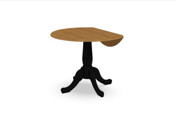 T45-42DPT 42-inch Customizable Round Drop Leaf Table - Image 26