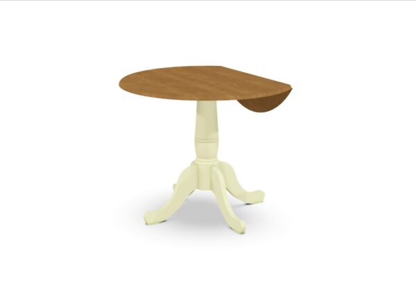 T45-42DPT 42-inch Customizable Round Drop Leaf Table - Image 23