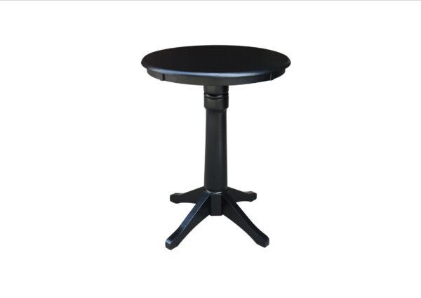 T46-30RT 30" Customizable Round Table in Black - Image 4