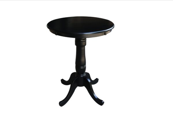 T46-30RT 30" Customizable Round Table in Black - Image 2