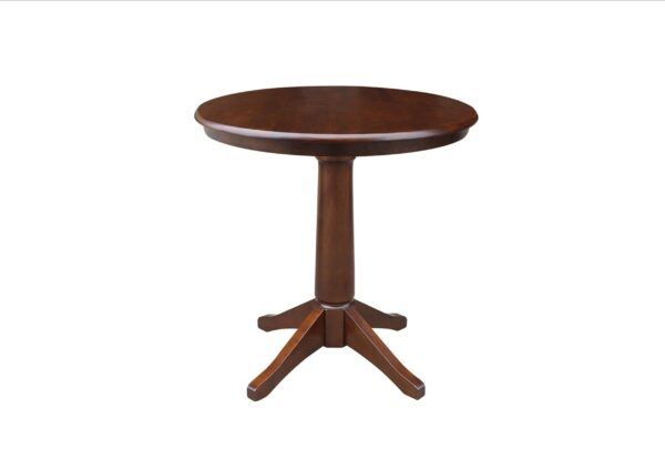 T581-36RT 36" Customizable Round Table in Espresso - Image 2