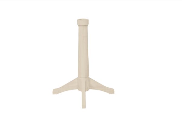 T79-30RT 30" Customizable Round Table in Hickory & Shell - Image 4