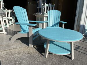 SHOW SPECIAL: 69 Conversation Table with (two) 380 Deluxe Fanback Chairs