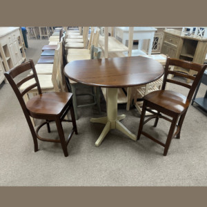 Clearance T581-42DPT 42-inch Drop Leaf Table with Emily Stools Set