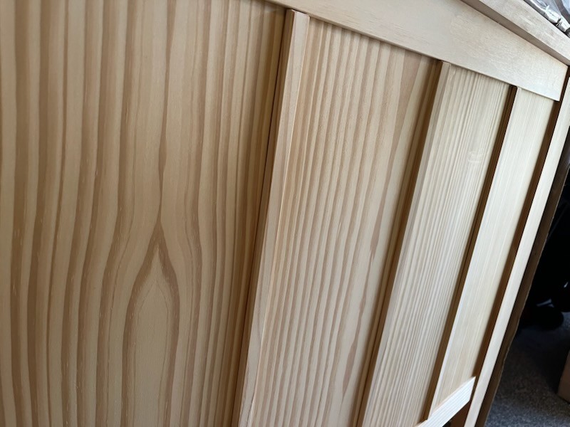 Clearance Pine Twin Four Panel Headboard - Image 2
